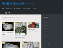 Tablet Screenshot of masekocetak.com